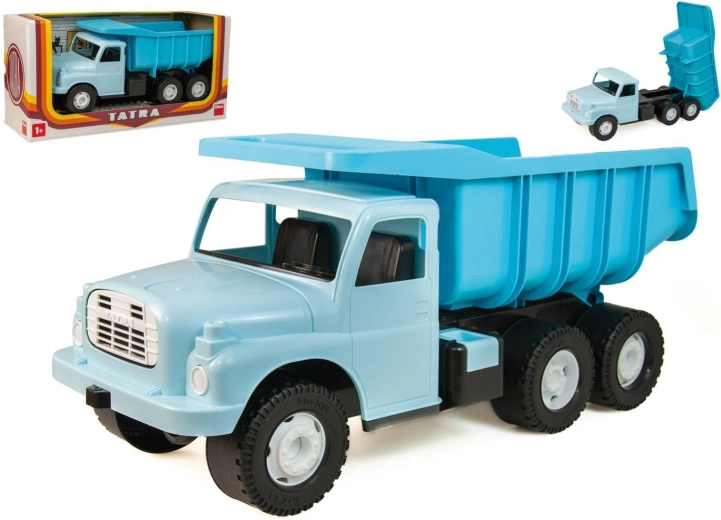 voiture en plastique Tatra 148 30 cm bleu clair