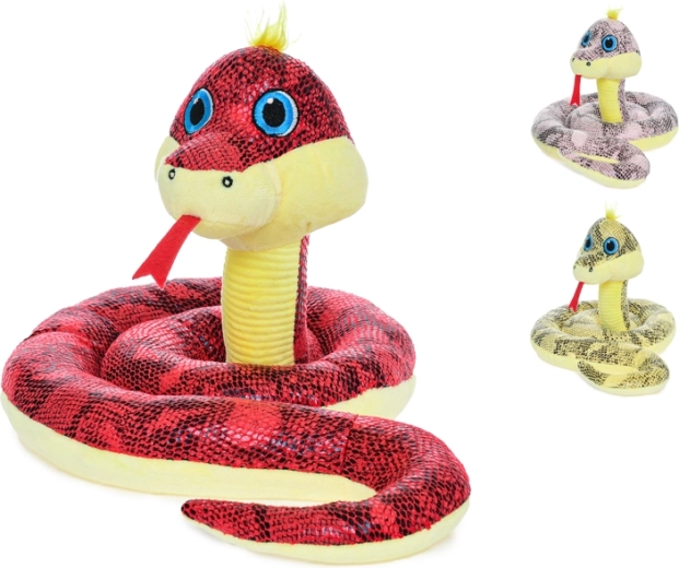 Serpent en peluche 20 cm pour bébés
