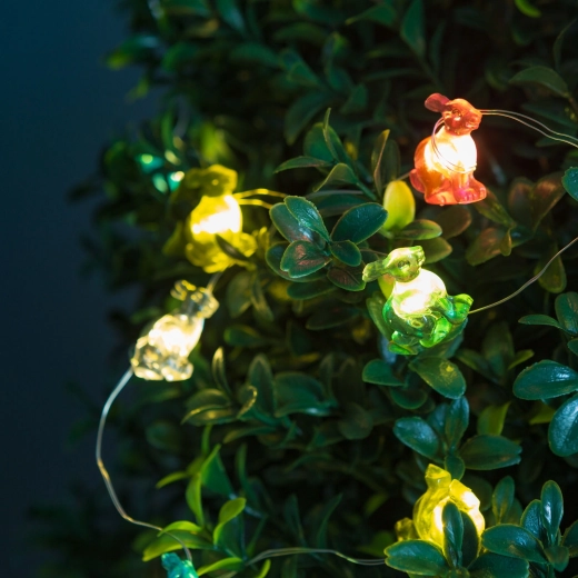 Guirlande lumineuse LED avec lapins, 2 m, 20 LED