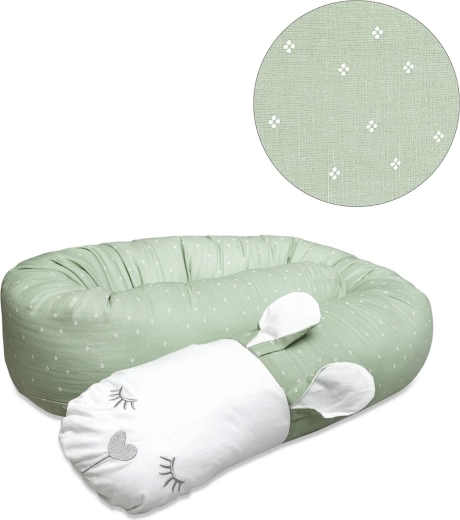 Vinter & Bloom Meadow coussin d’allaitement et tour de lit Green Fields