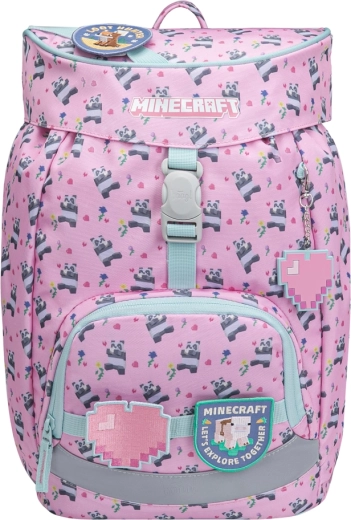 Sac à dos scolaire BAAGL Airy MINECRAFT Panda – ultra‑léger et ergonomique