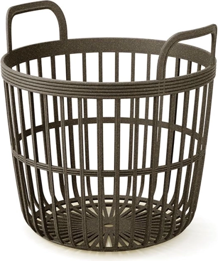 Panier avec poignées Zoe Basket Eco Wood 41,9 cm – café