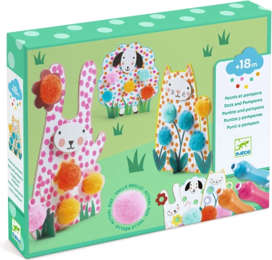Djeco kit créatif Pompons dans l’herbe