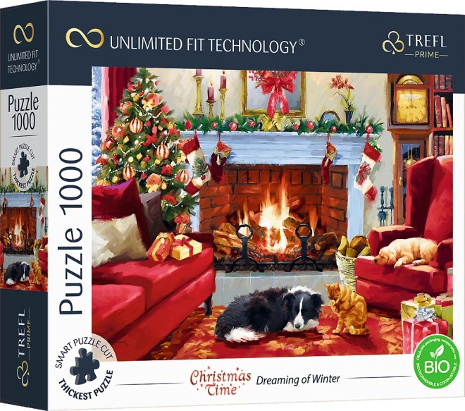 Puzzle TREFL UFT Temps de Noël – rêver d’hiver, 1000 pièces