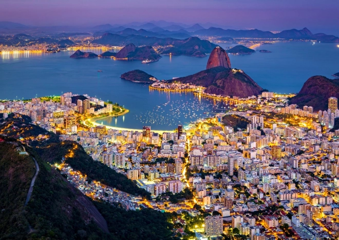 Puzzle ENJOY Rio de Janeiro de nuit, Brésil – 1000 pièces