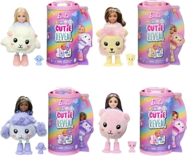 Barbie Cutie Reveal Chelsea – Édition Pastel, surprise 2 en 1