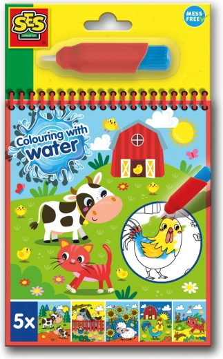 Coloriages à l’eau – ferme