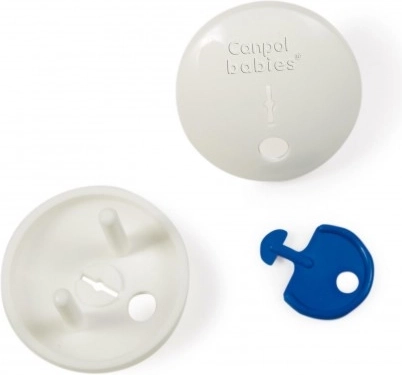 Canpol babies caches de prises pour enfants avec clé, 4 pcs