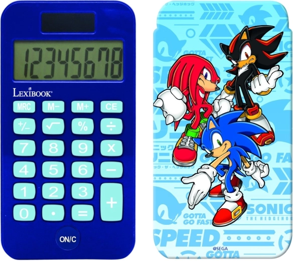 Lexibook calculatrice de poche SONIC pour enfants