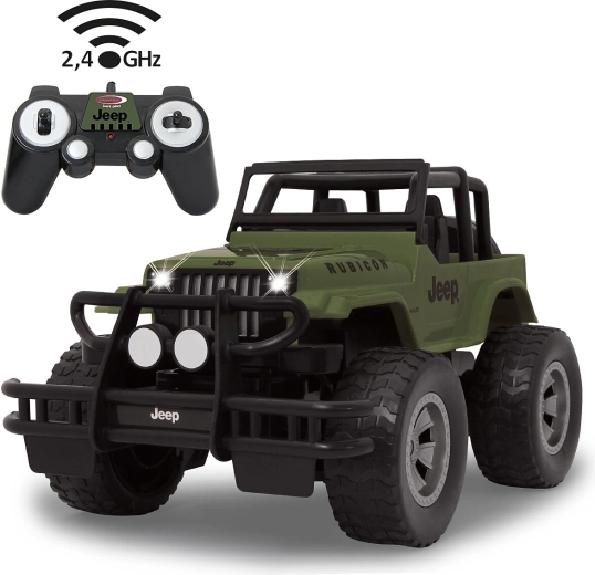 Voiture RC Jeep Wrangler Rubicon 1:14 vert olive