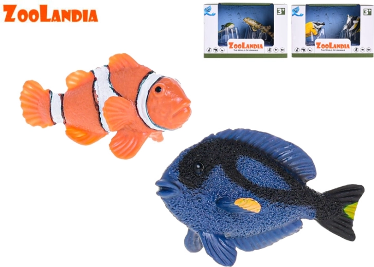 Zoolandia animaux marins – ensemble de figurines en plastique pour aquarium, 3 types