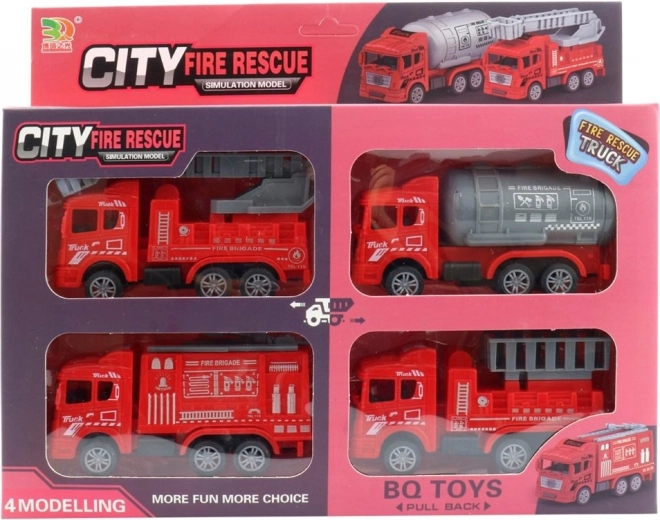 Camion de pompiers à rétrofriction