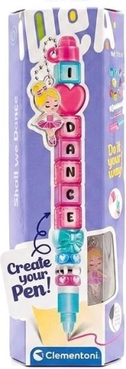 Clementoni IDEA kit créatif pour fabriquer un stylo avec le message I Love Dance