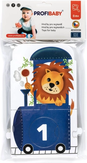 Puzzle Profibaby train ZOO avec chiffres et animaux