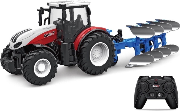 Tracteur RC 1:24 avec charrue