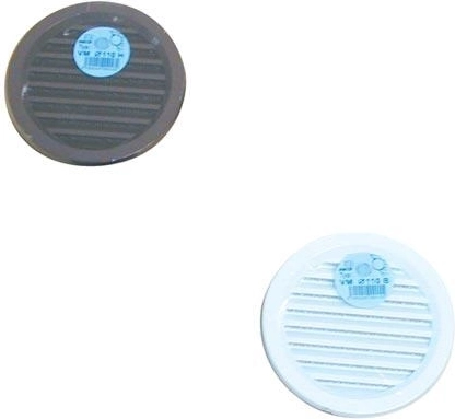 Grille d’aération avec moustiquaire, diamètre 110 mm, blanche
