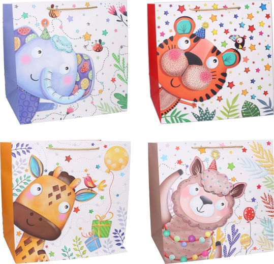 Sac cadeau en papier L pour enfants 38 × 38 × 20 cm