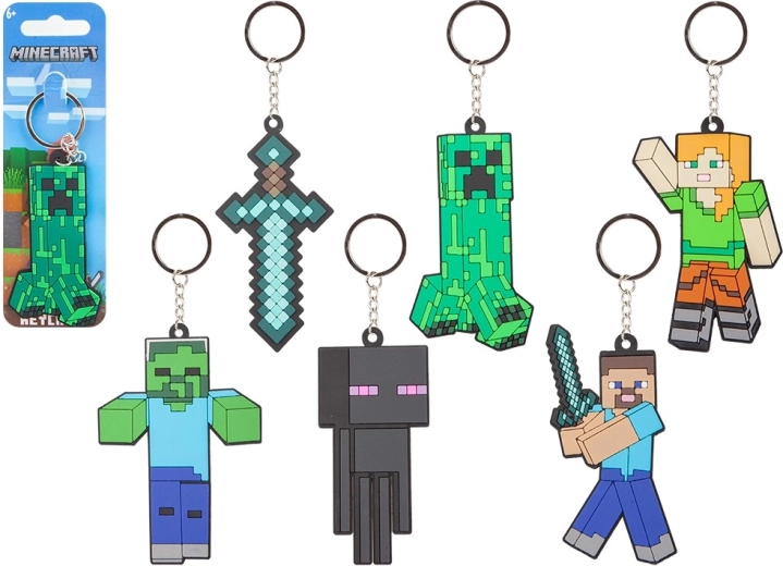 Porte-clés Minecraft – figurine 8 cm