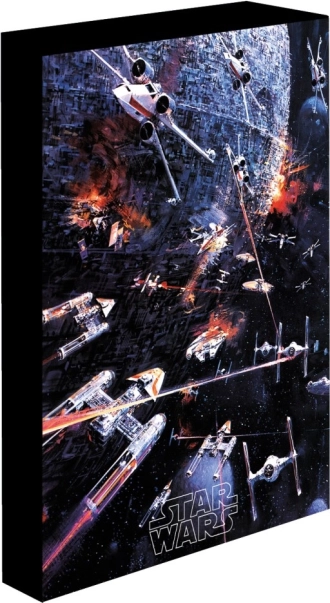 Tableau LED lumineux 30x40 cm Star Wars