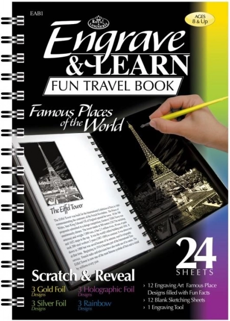 Images à gratter en bloc lieux célèbres