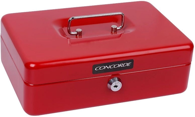 Caisse en métal CONCORDE, rouge