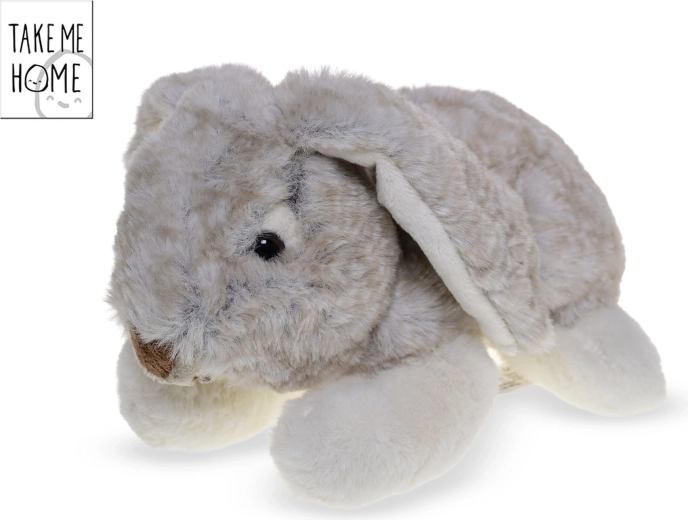 Lapin en peluche couché Take Me Home 17 cm