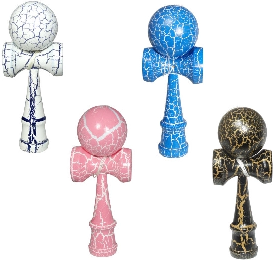 Kendama – jouet traditionnel japonais en bois, assortiment de couleurs