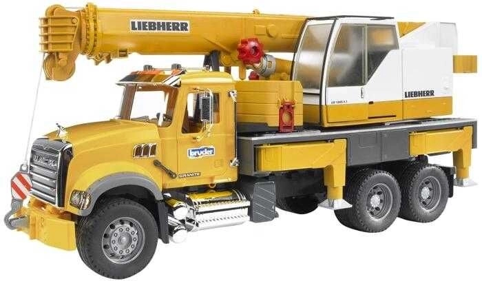 Bruder MACK Granite grue mobile LIEBHERR 1:16