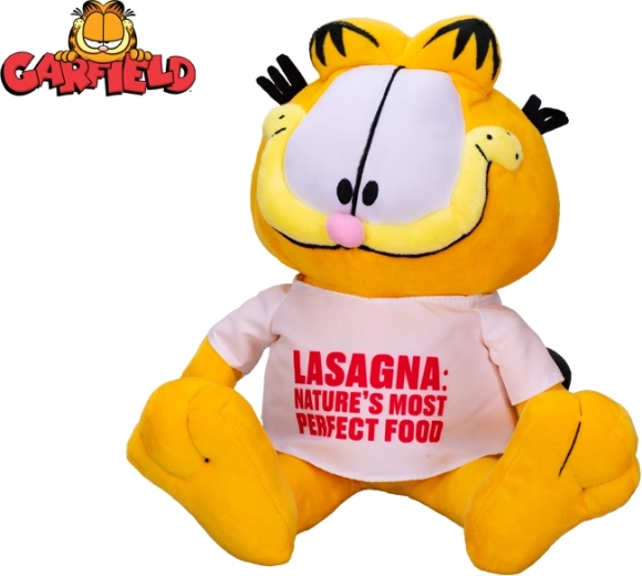 Chat en peluche Garfield 24 cm assis