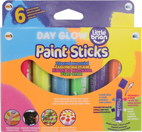 Little Brian bâtons de peinture aux couleurs éclatantes