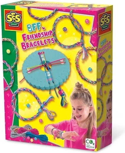 SES Creative BFF kit de tissage de bracelets d’amitié