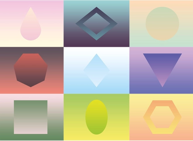 Puzzle géométrie 1000 pièces CLOUDBERRIES