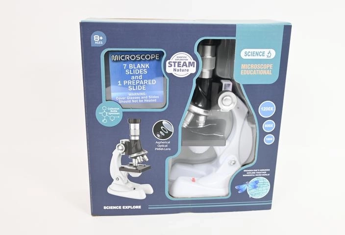Microscope éducatif pour enfants 100–1200×