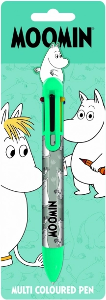 Stylo multicolore avec les Moomins