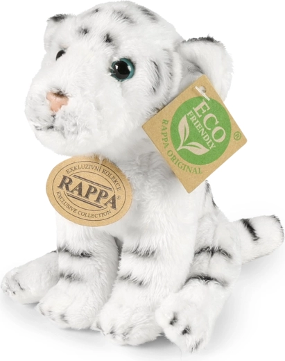 Tigre blanc en peluche 15 cm écoresponsable