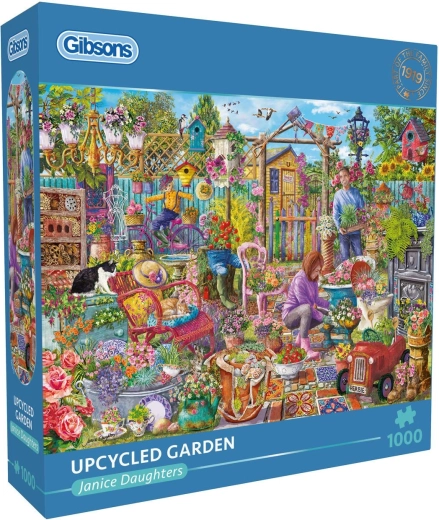 Puzzle Gibsons Jardin en matériaux recyclés, 1000 pièces