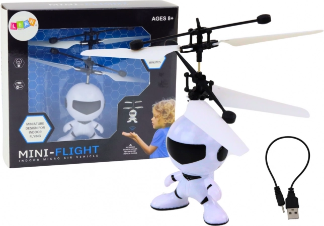 Astronaute volant Drone à commande manuelle - hélicoptère Blanc