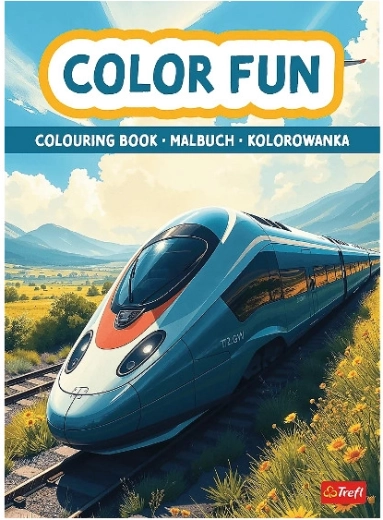Coloriage : trains et avions