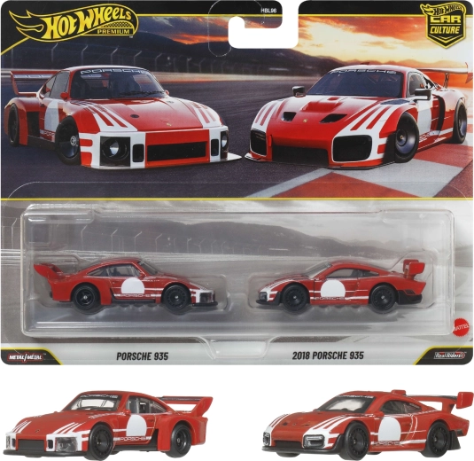 Hot Wheels Premium double pack PORSCHE 935 + 2018 PORSCHE 935