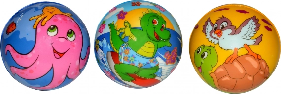 Balle pour enfants avec animaux 9 cm