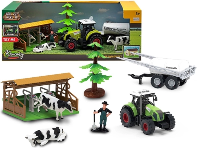 Coffret ferme avec tracteur et accessoires