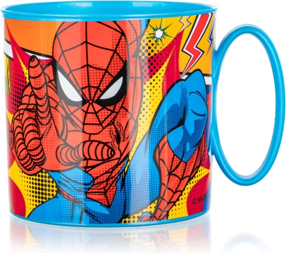 Tasse en plastique pour enfants SPIDER-MAN 350 ml, bleu