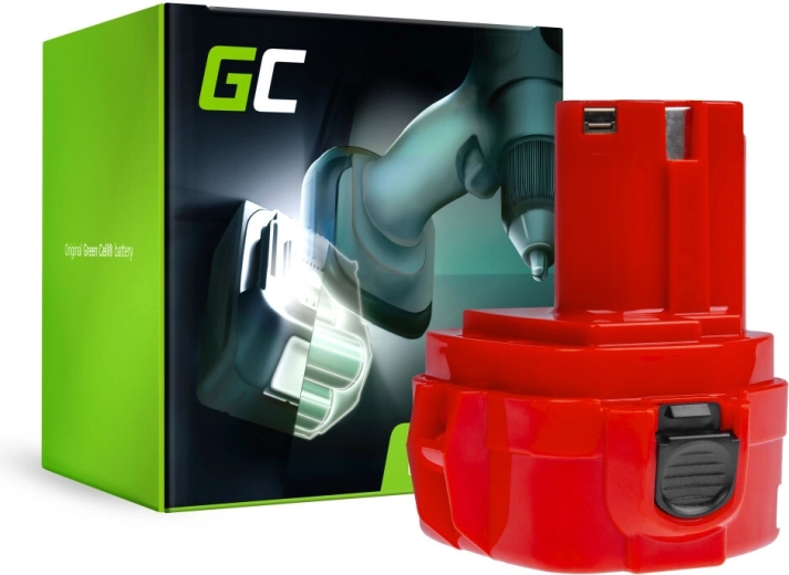 Batterie Green Cell pour Makita 12 V 3000 mAh Ni-MH