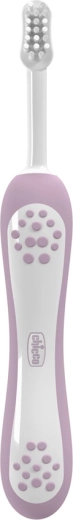 Brosse à dents pour enfants Chicco lilac 6–36 m - 1 pièce