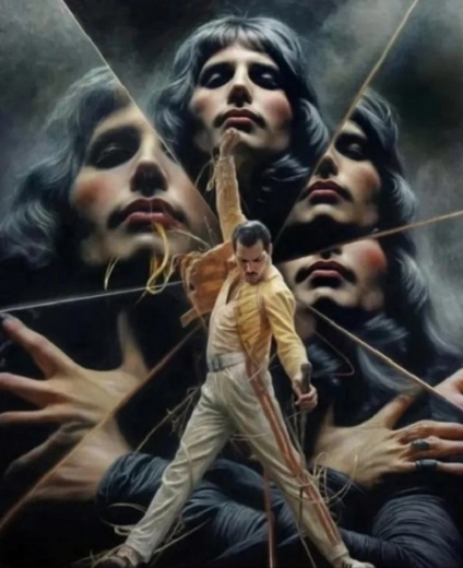 Norimpex peinture diamant Freddie Mercury 30 × 40 cm