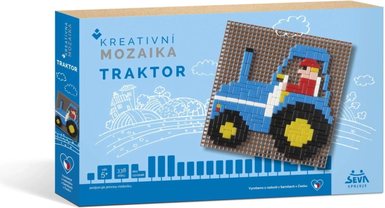 Mosaïque créative Tracteur (338 pièces)