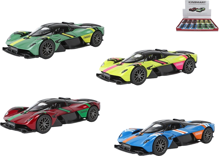 Kinsmart Aston Martin Valkyrie Livery Edition modèle en métal 1:36 à rétrofriction