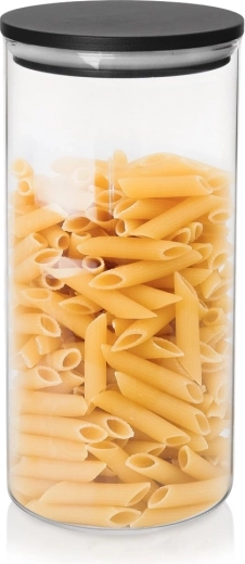 Bocal en verre pour aliments secs avec couvercle et joint 980 ml ORION