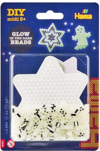 Set de perles Étoile phosphorescente, 350 pcs MIDI