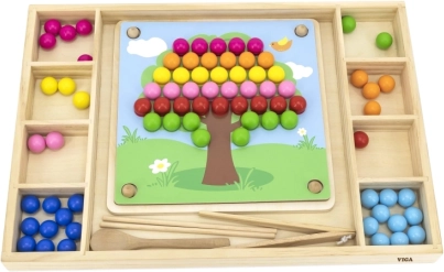 Jeu en bois Viga Attrape et Range Montessori